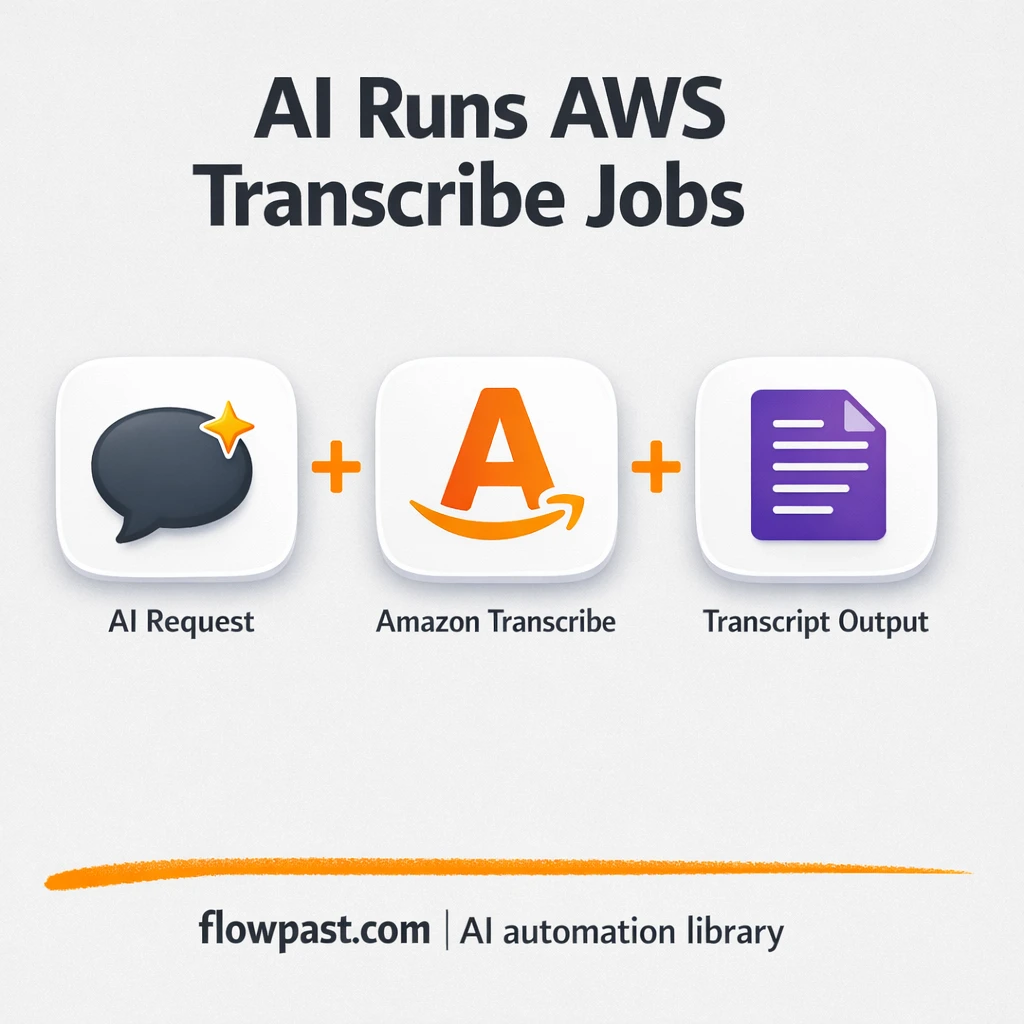 AWS Transcribe + Slack: status updates without chasing - n8n workflow automation template