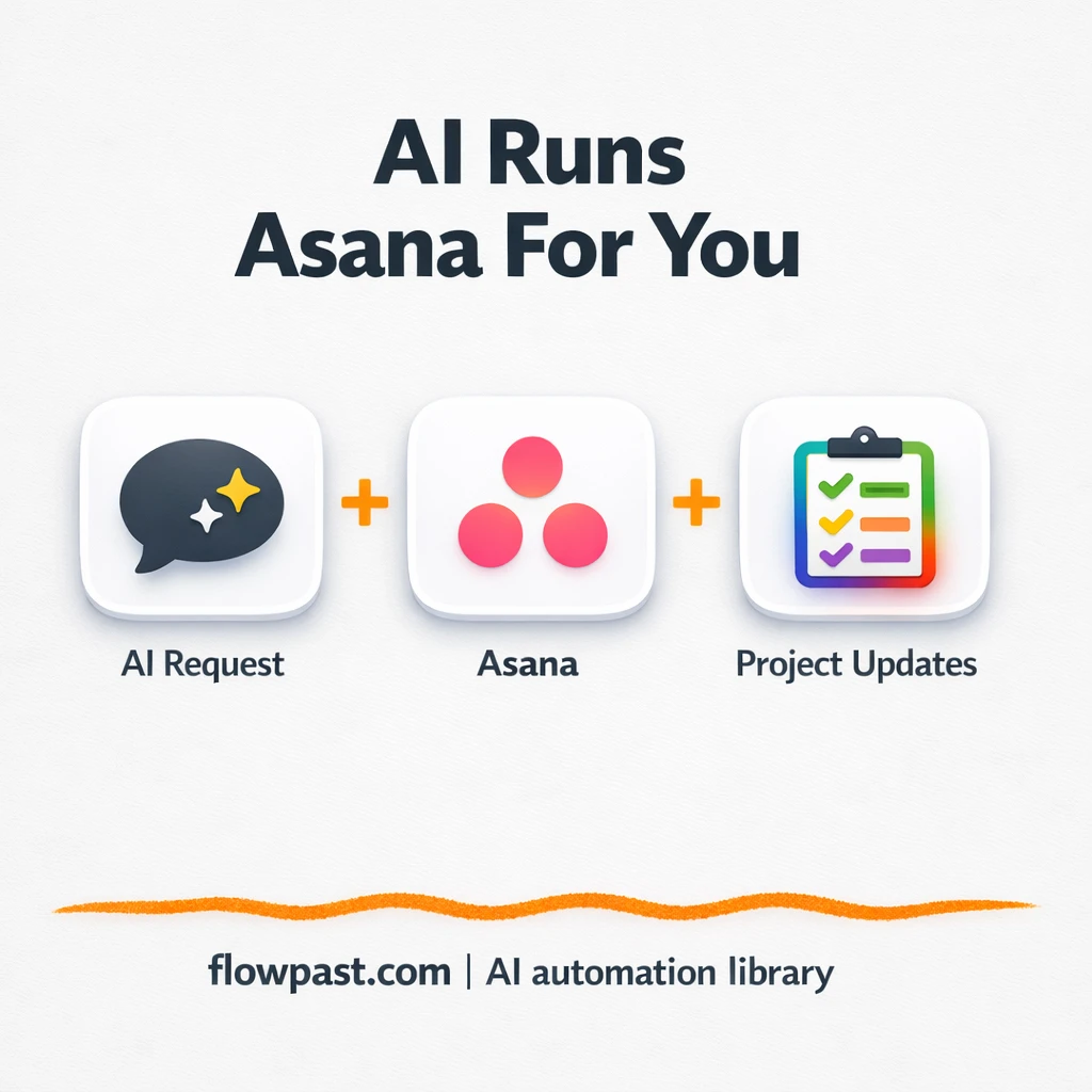 Asana + Slack: task updates handled for you - n8n workflow automation template