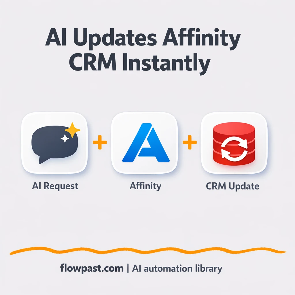 Affinity + Slack: CRM updates that actually stick - n8n workflow automation template