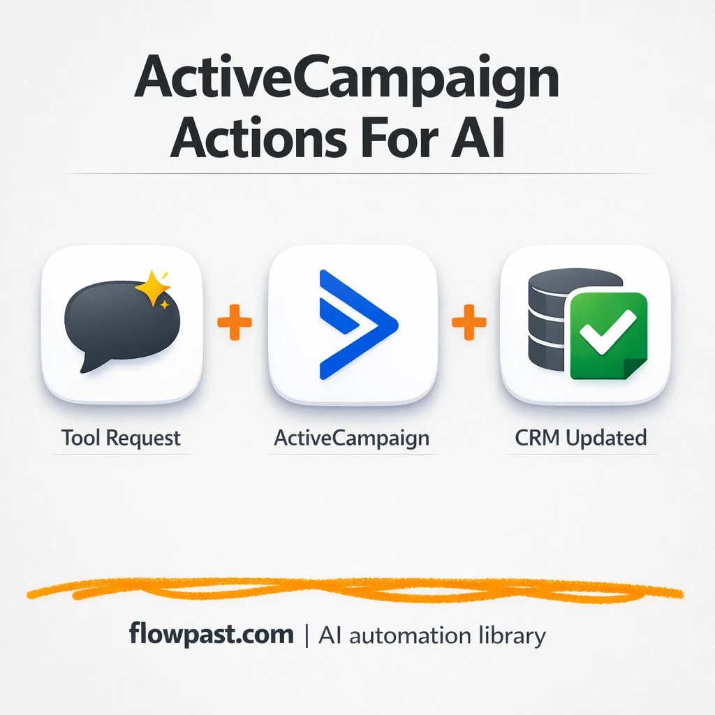 ActiveCampaign + Google Sheets: cleaner CRM updates - n8n workflow automation template
