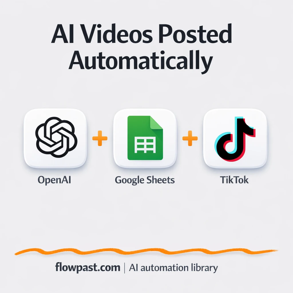 Google Sheets + Blotato: videos published for you - n8n workflow automation template