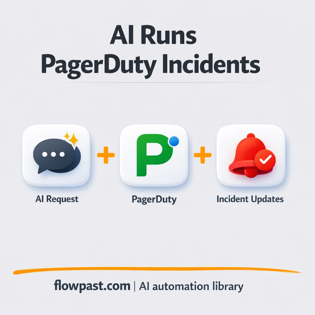 PagerDuty + Slack: incident updates without chasing - n8n workflow automation template