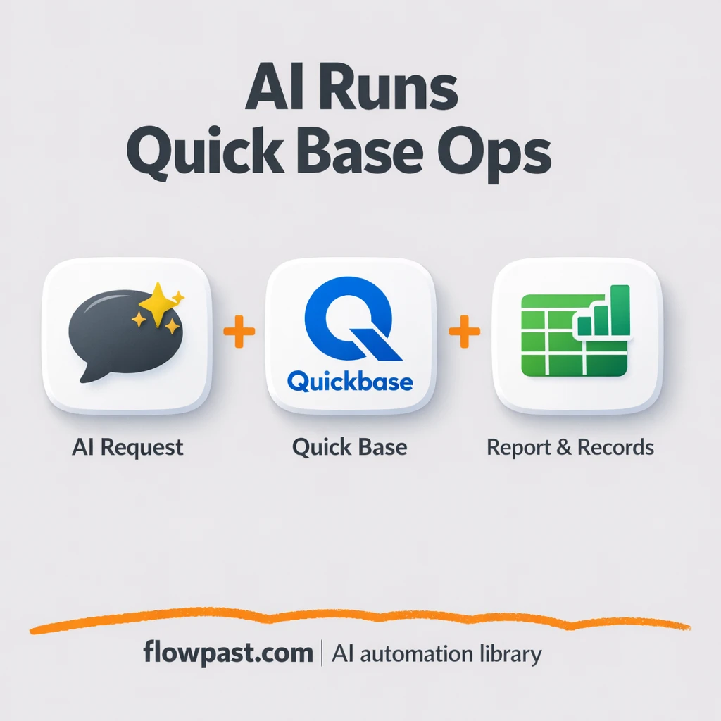 Quick Base + Slack: fewer record and report requests - n8n workflow automation template