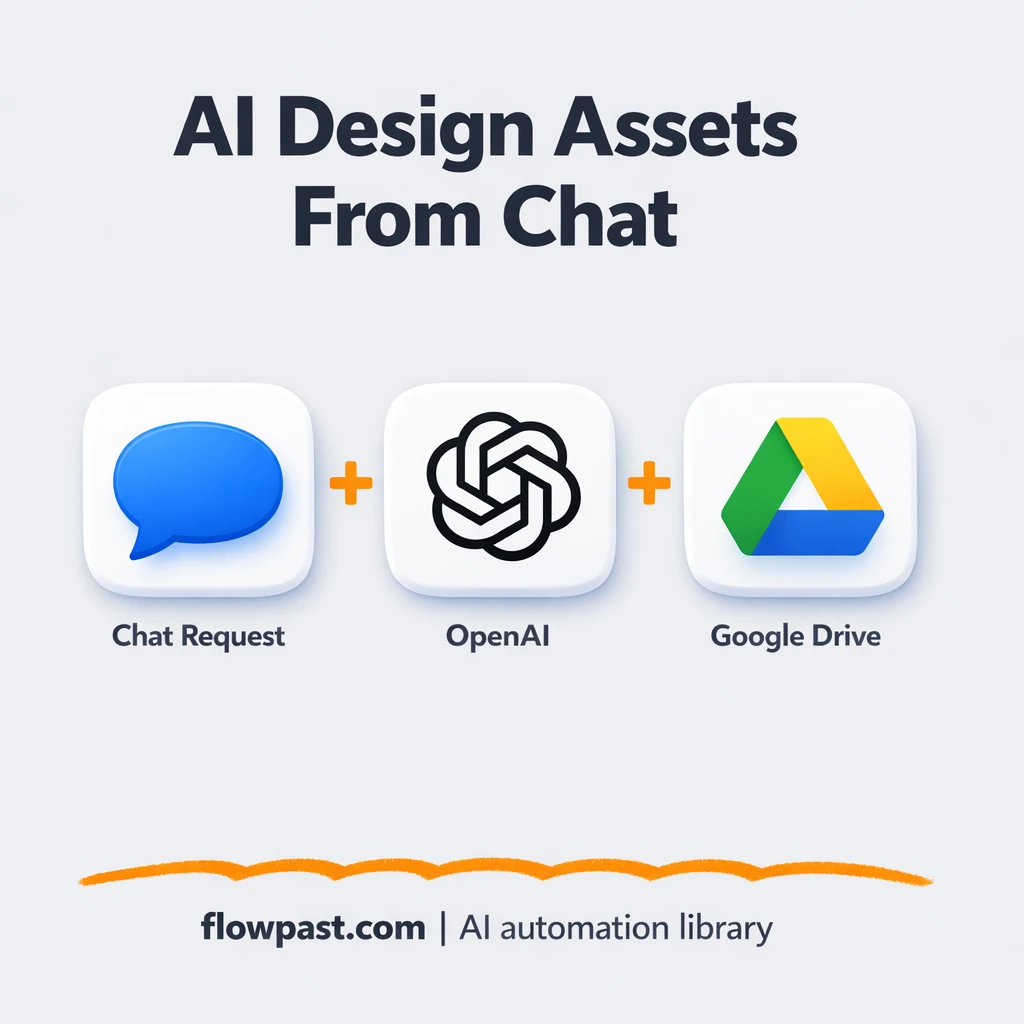 OpenAI + Google Drive: on-brand design requests done - n8n workflow automation template