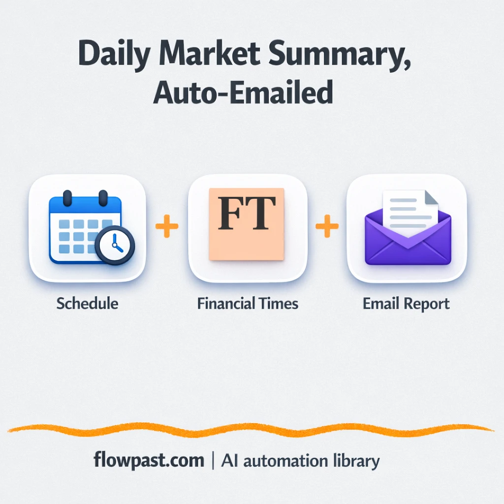 Gmail + Ollama: investor-ready finance digest by email - n8n workflow automation template