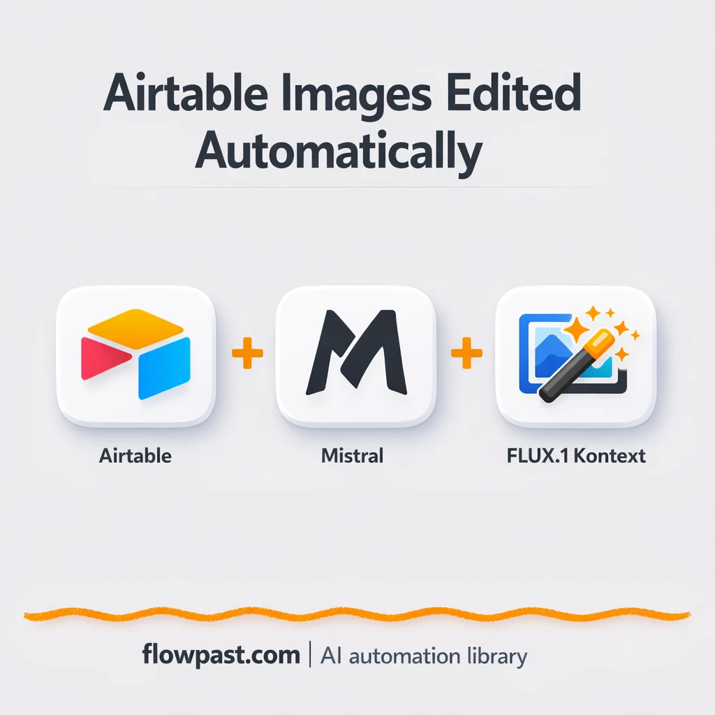 Airtable + Fal AI: images generated and filed - n8n workflow automation template