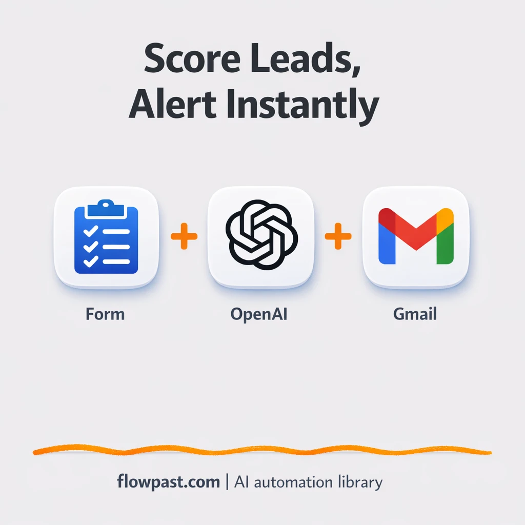 OpenAI + Airtable: qualify leads, email the best - n8n workflow automation template