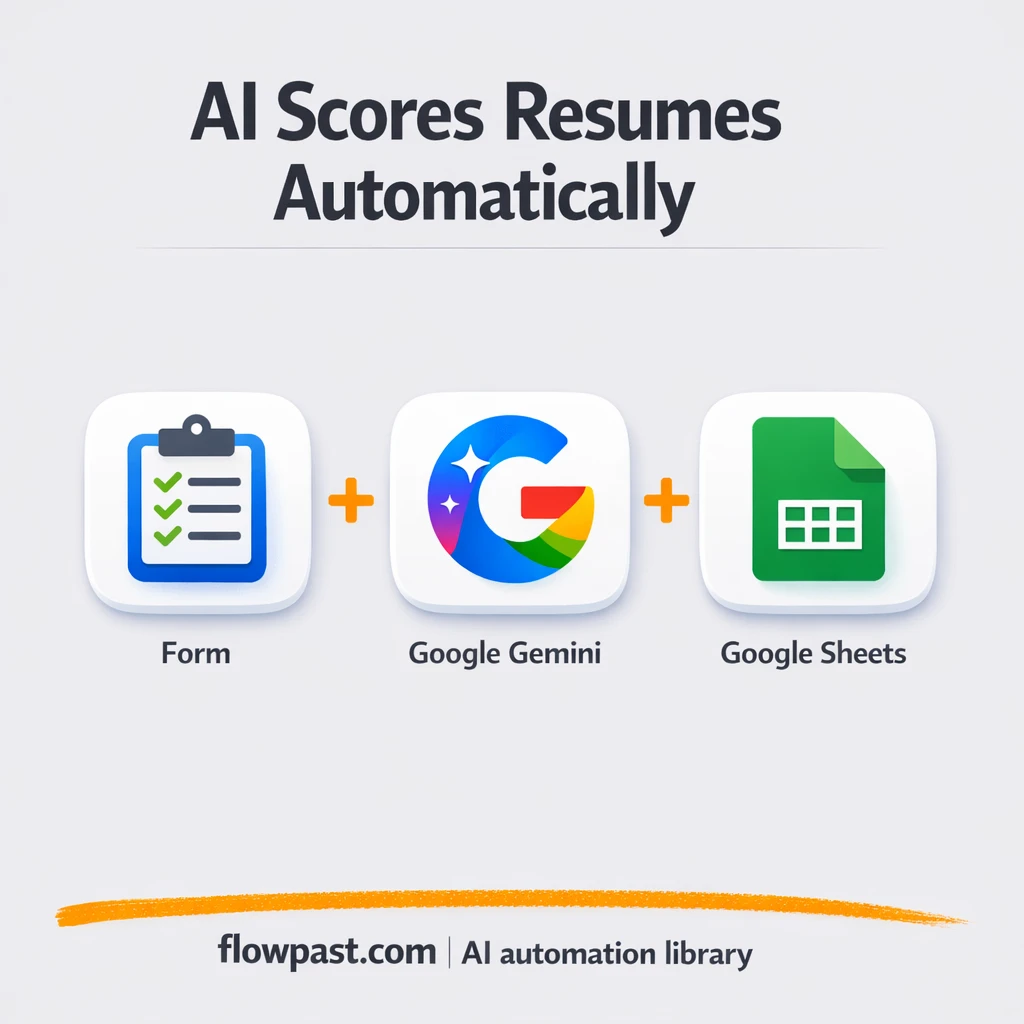 Google Sheets + Drive for faster resume shortlists - n8n workflow automation template