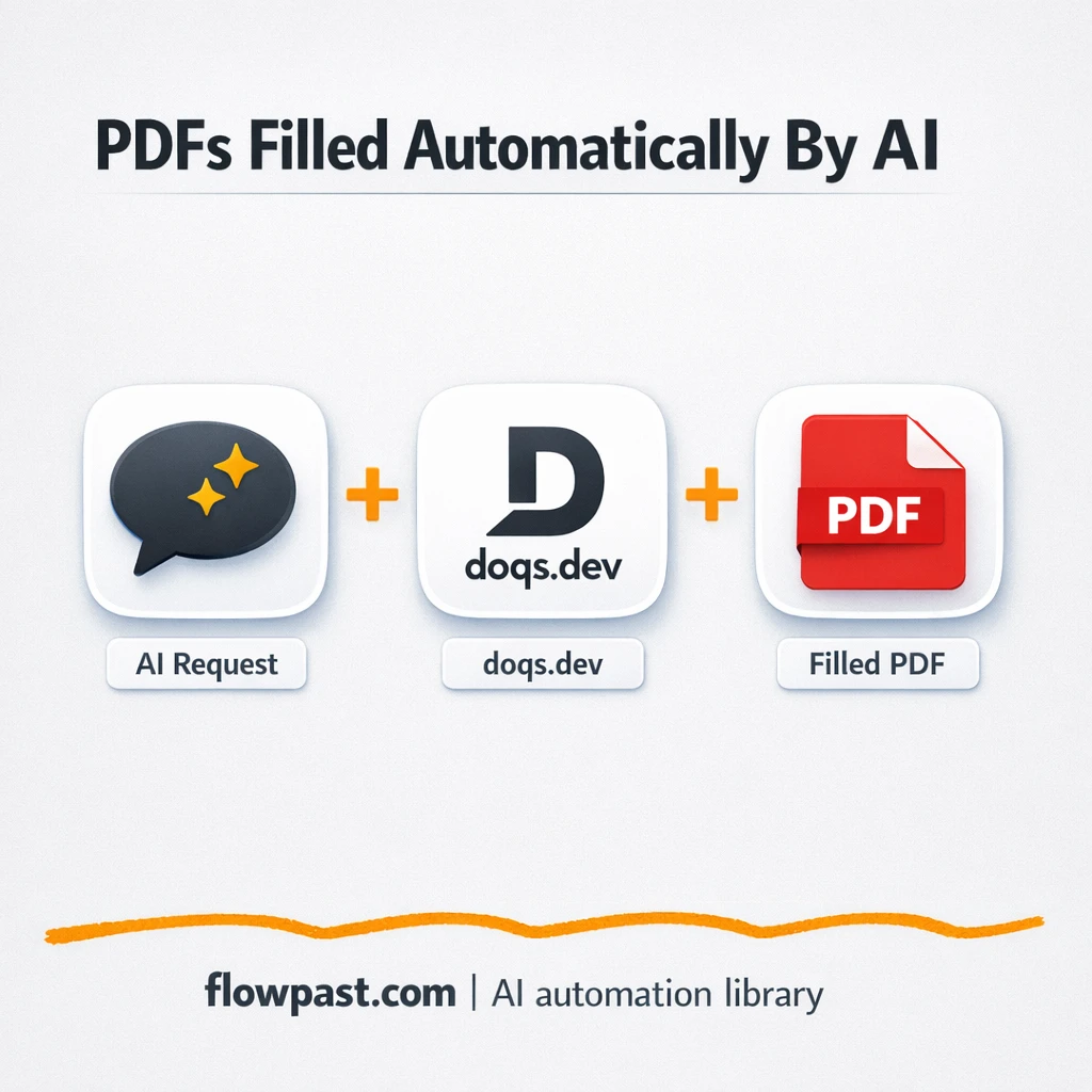 doqs.dev + Google Drive: filled PDFs, ready to send - n8n workflow automation template