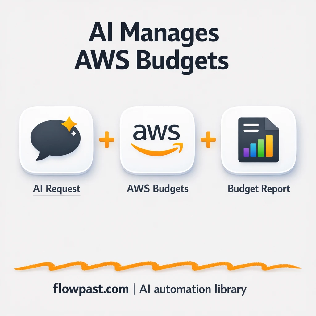 AWS Budgets + Slack: spend alerts that stay current - n8n workflow automation template