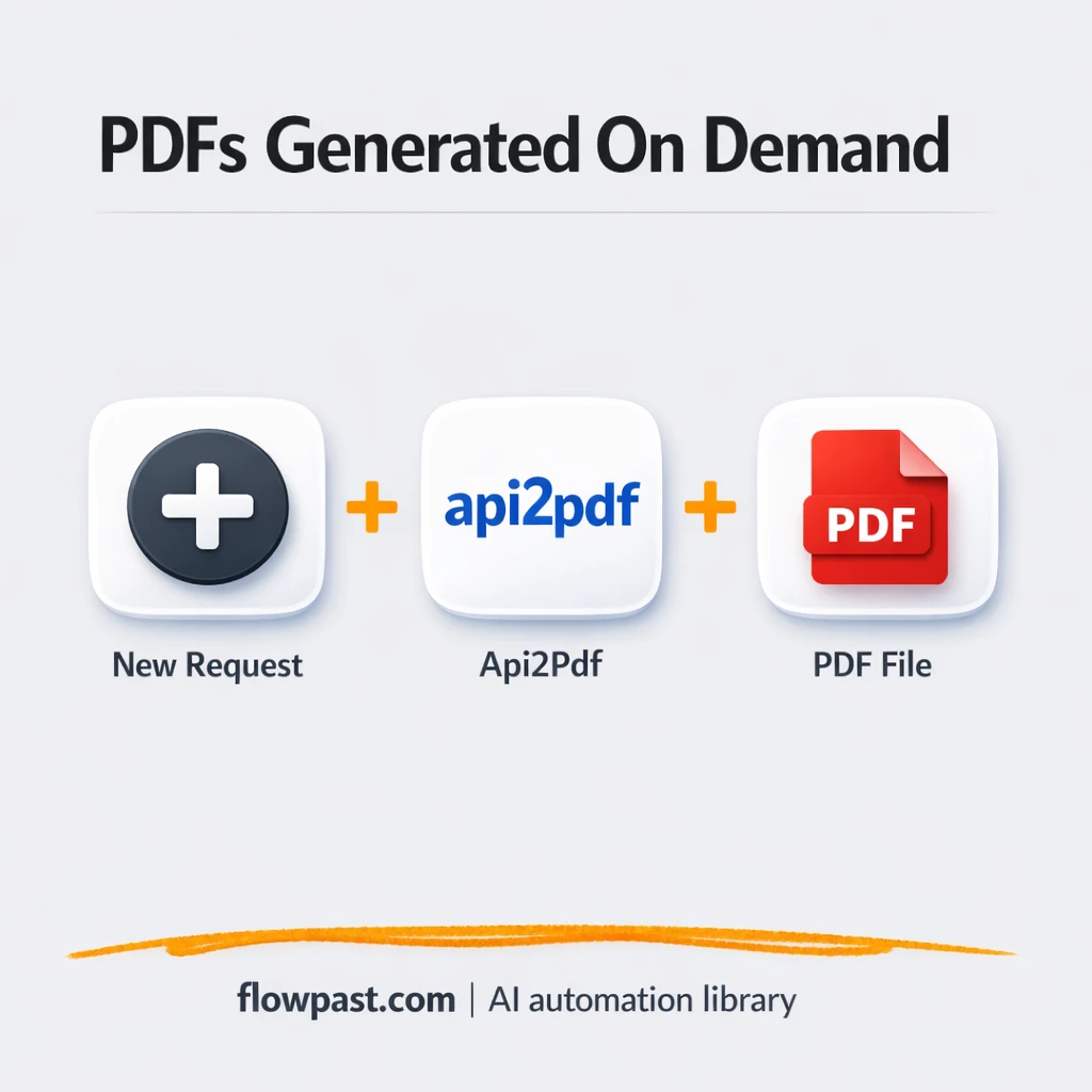 Api2Pdf + Claude Desktop, PDFs generated on demand - n8n workflow automation template