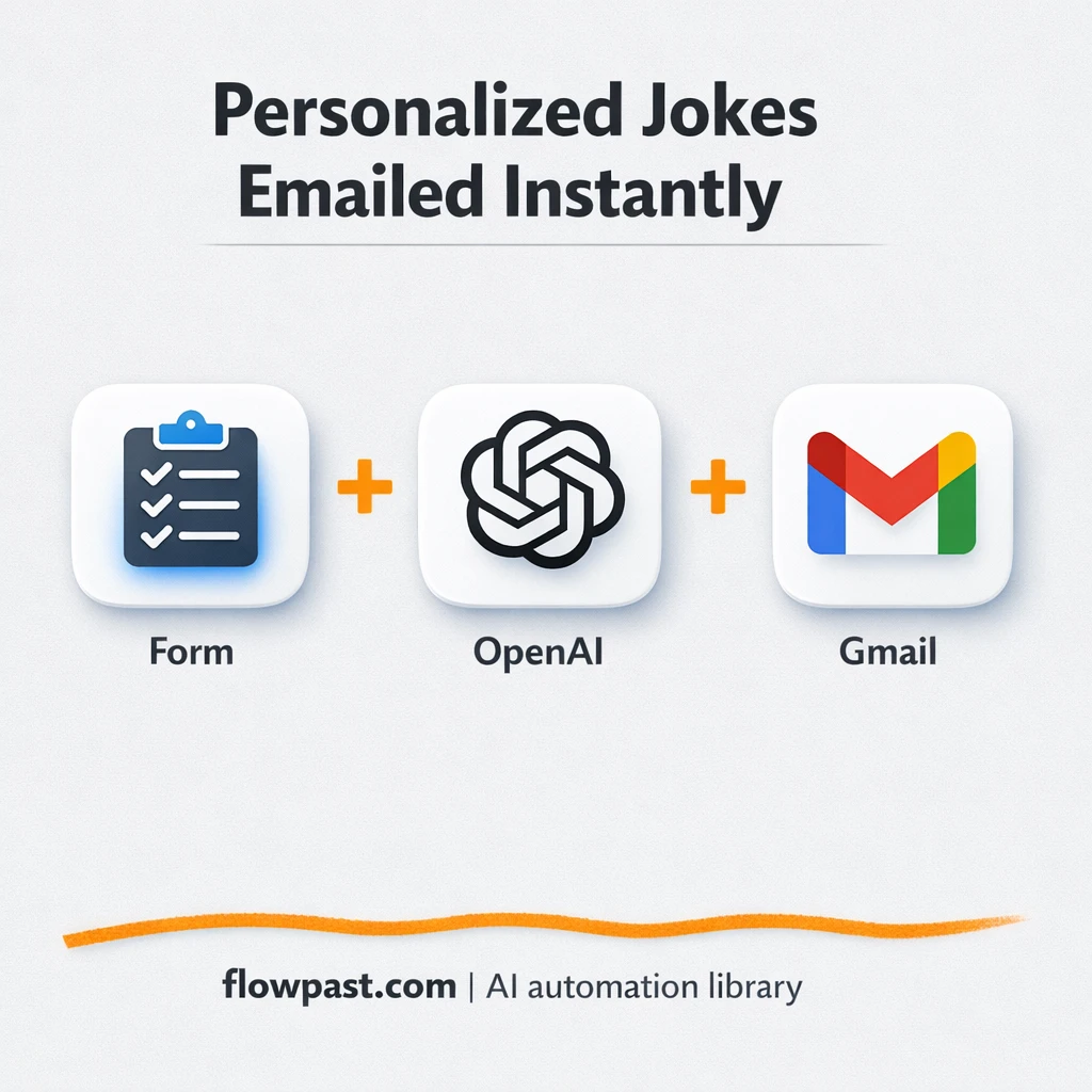 OpenAI + Gmail: personalized joke replies, sent fast - n8n workflow automation template