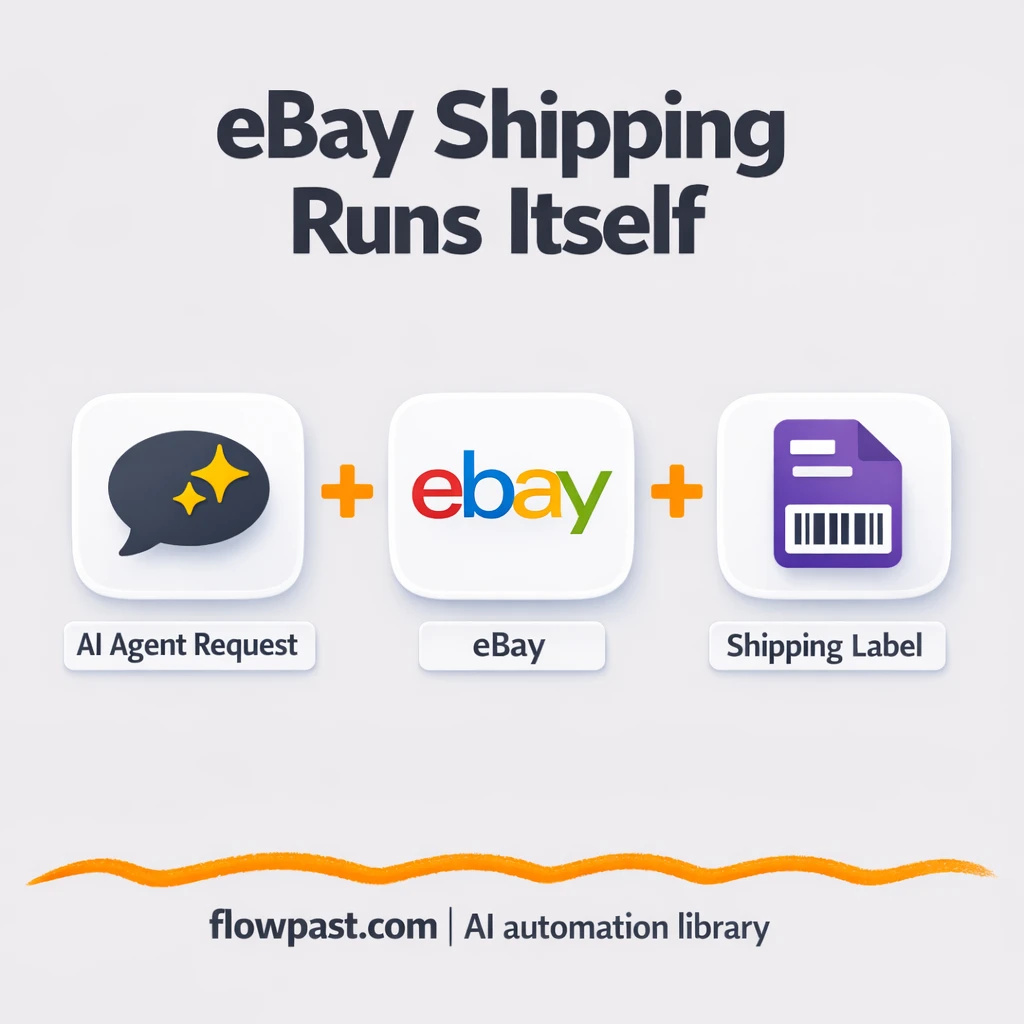 Slack + eBay Logistics, instant shipping answers - n8n workflow automation template