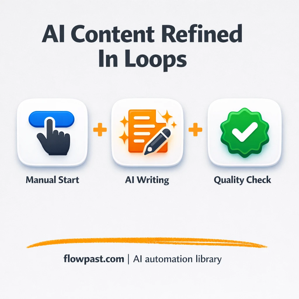 OpenAI + Google Sheets, cleaner drafts every pass - n8n workflow automation template