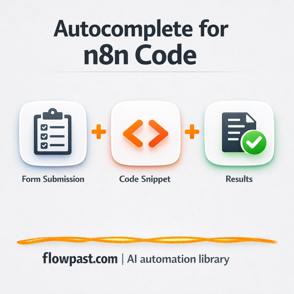 VS Code + GitHub: safer edits with autocomplete - n8n workflow automation template
