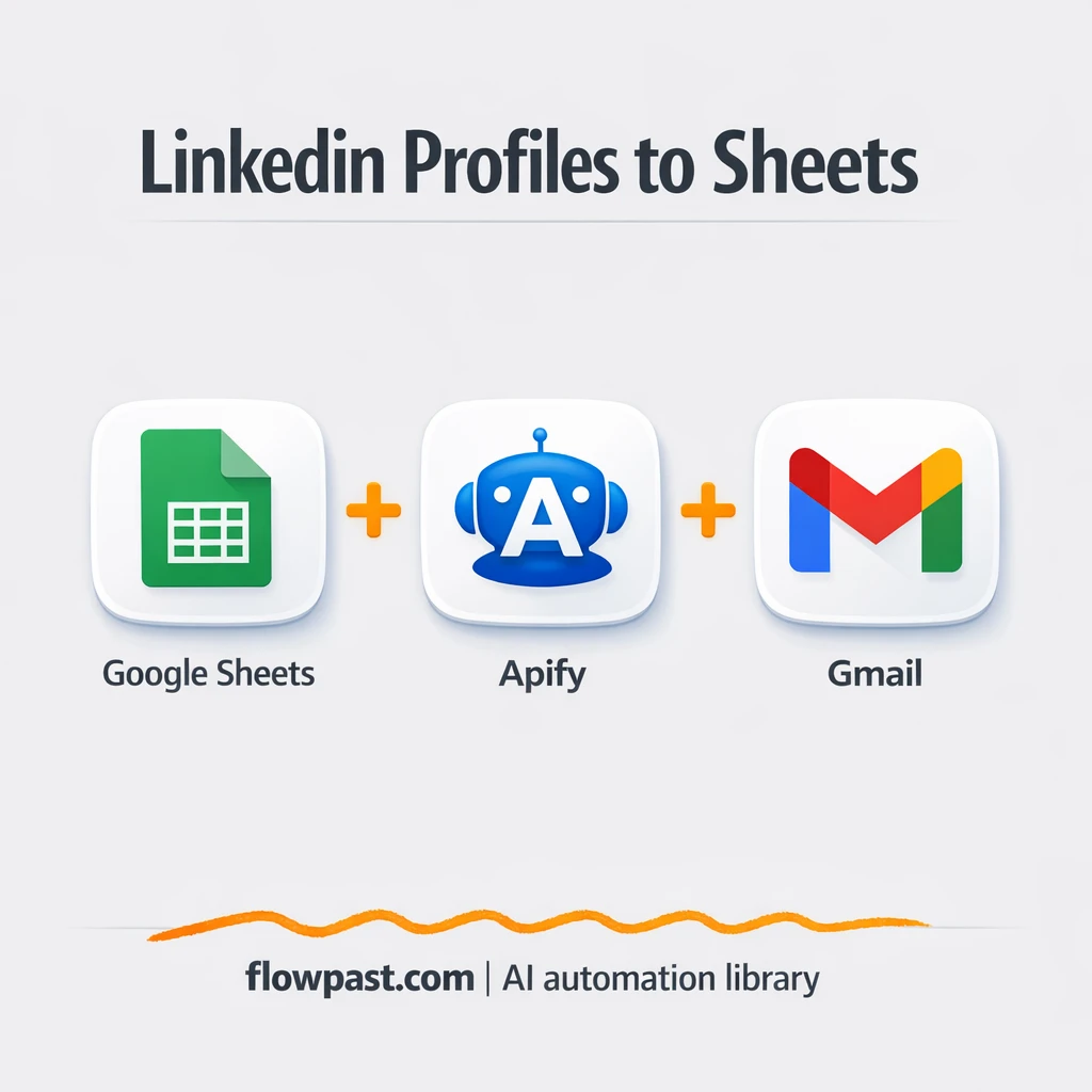 Apify + Google Sheets: clean LinkedIn leads fast - n8n workflow automation template
