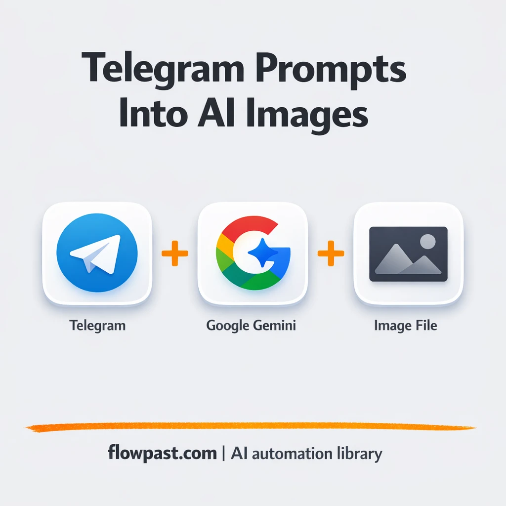 Telegram to Google Gemini, ready ad visuals on demand - n8n workflow automation template