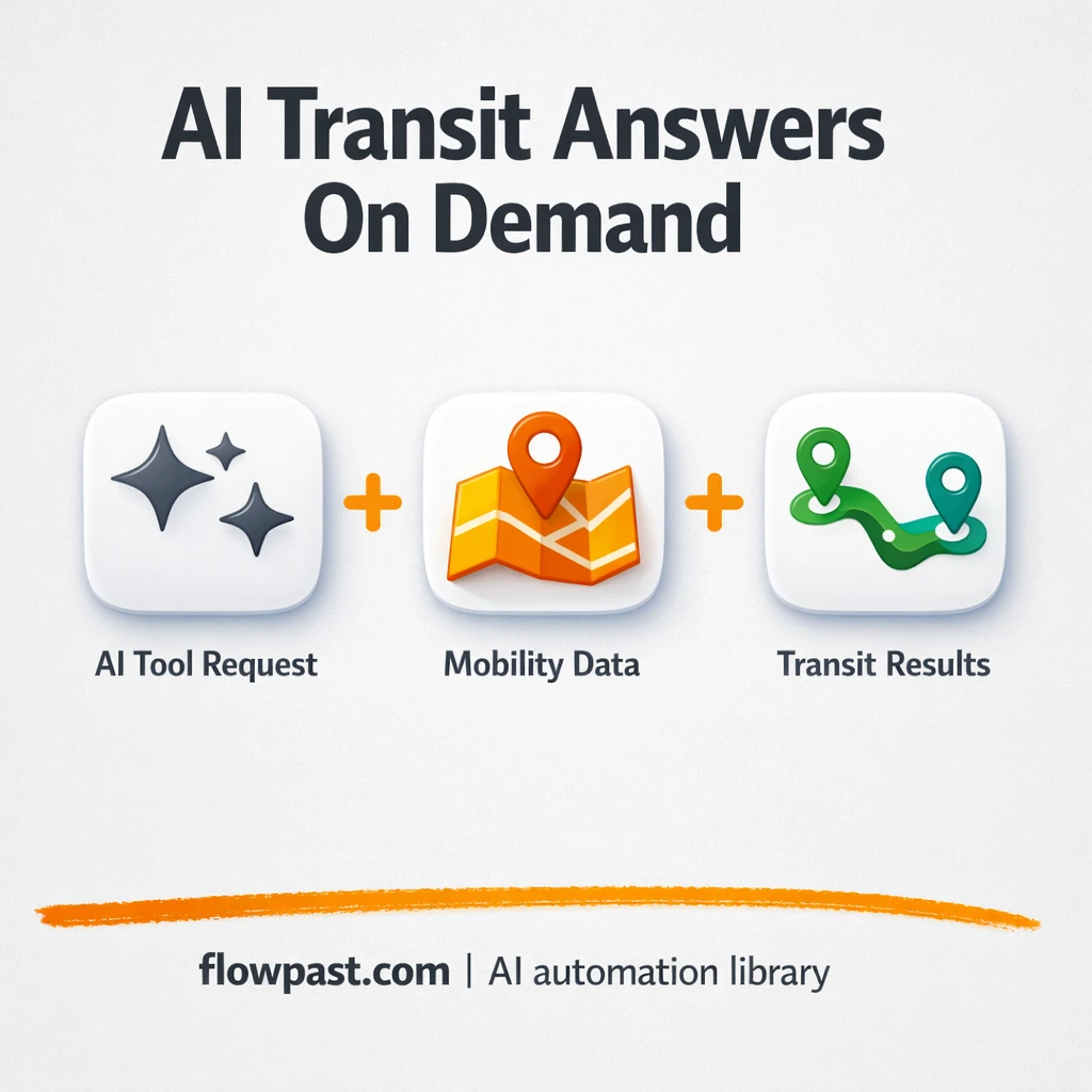 Mobility API + Claude Desktop: transit answers on demand - n8n workflow automation template