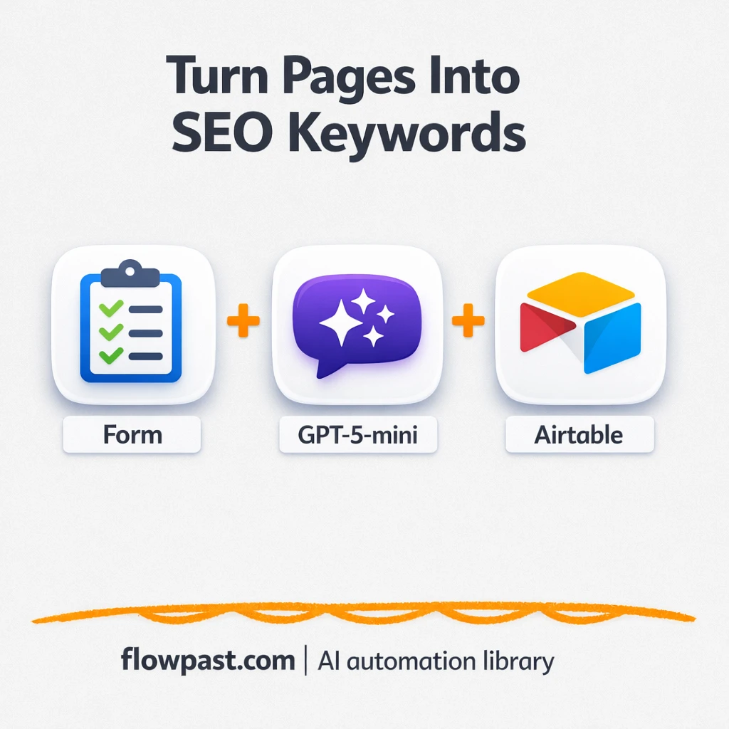 Airtable + OpenAI: keyword lists you can reuse - n8n workflow automation template