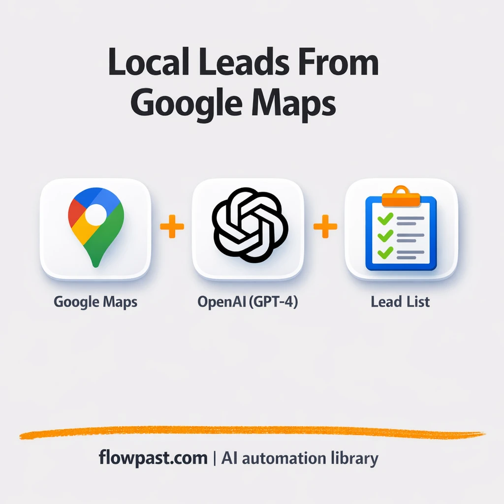 Google Maps to Google Sheets, clean leads with emails - n8n workflow automation template