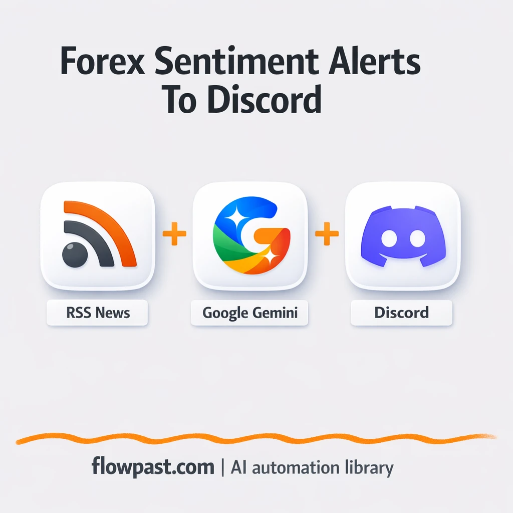 RSS to Discord, daily forex sentiment briefs - n8n workflow automation template