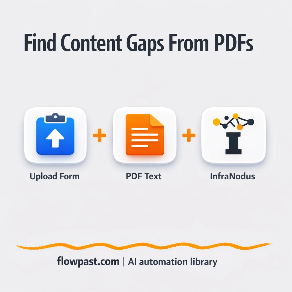 InfraNodus + Telegram: PDF gaps into new angles - n8n workflow automation template