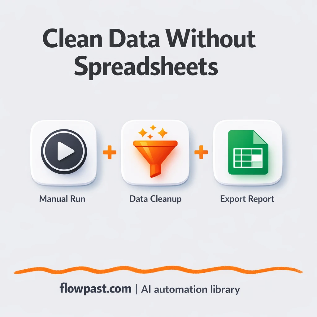 Google Sheets + Airtable: clean exports, ready to use - n8n workflow automation template