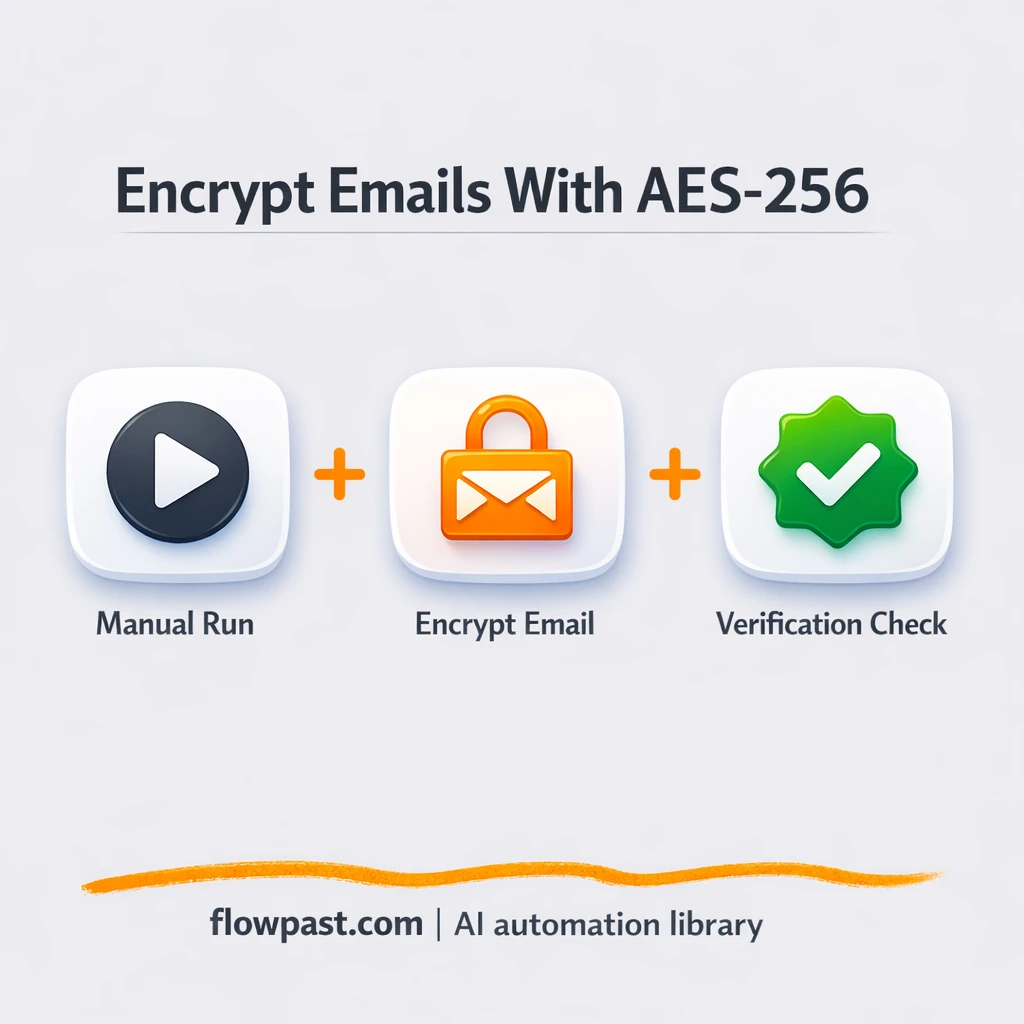 Google Sheets + Airtable: encrypt emails for audits - n8n workflow automation template