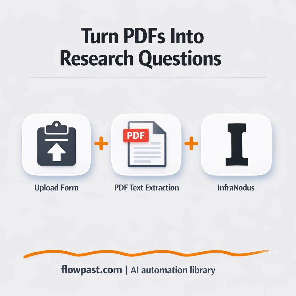 InfraNodus GraphRAG + Google Drive: find PDF gaps - n8n workflow automation template