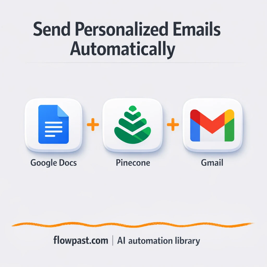 Google Docs + Gmail: personalized outreach, no mixups - n8n workflow automation template