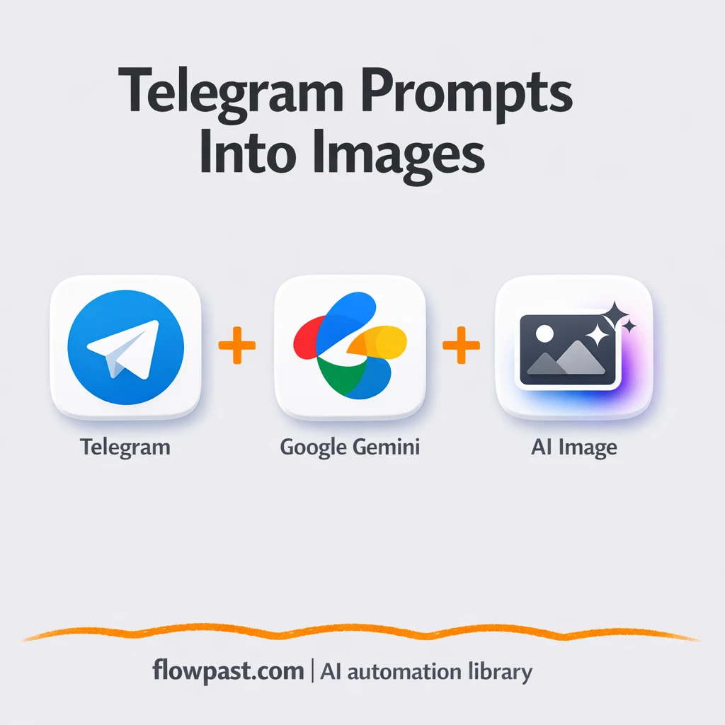 Telegram + Google Gemini: instant image replies - n8n workflow automation template