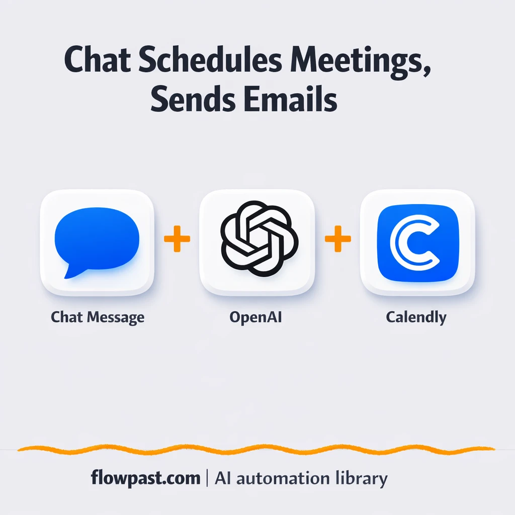 Gmail + Calendly: turn support chats into actions - n8n workflow automation template