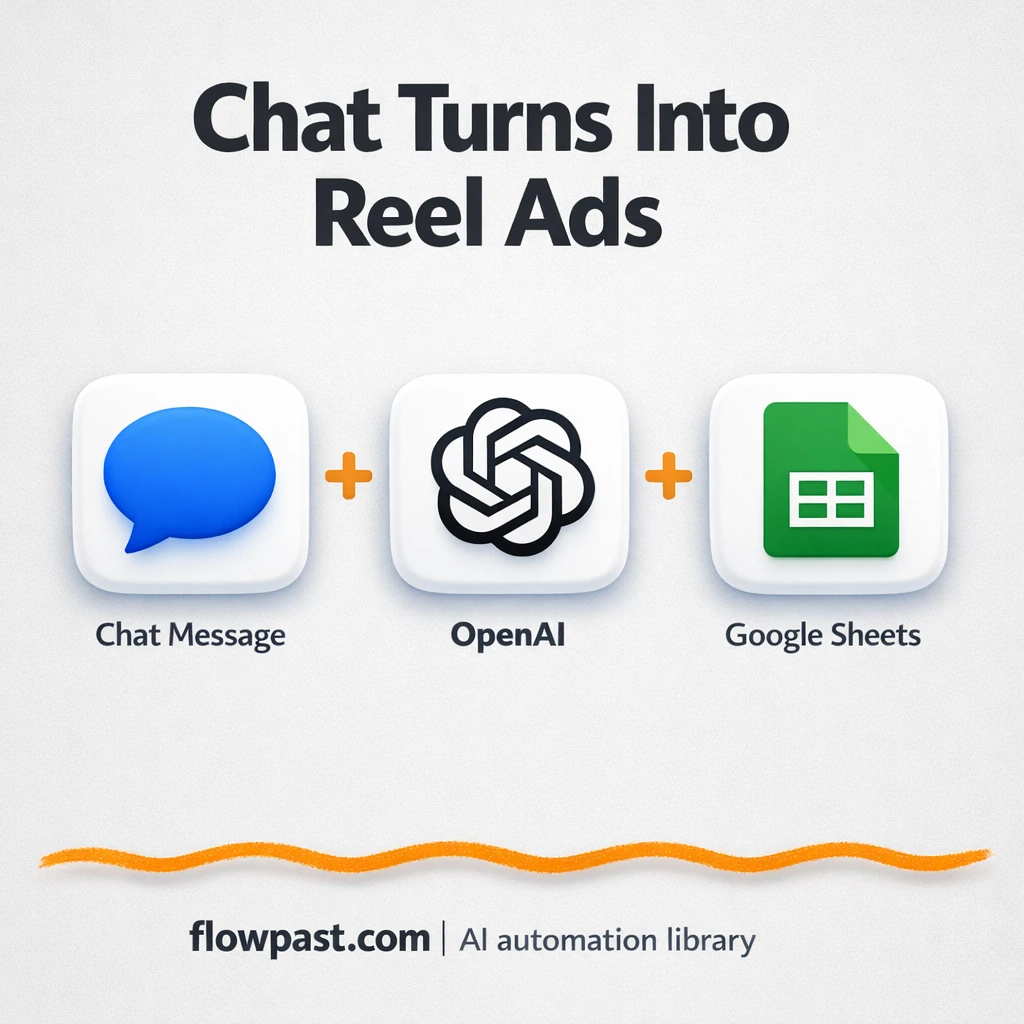 Veo3 + Google Sheets: reels and captions logged fast - n8n workflow automation template