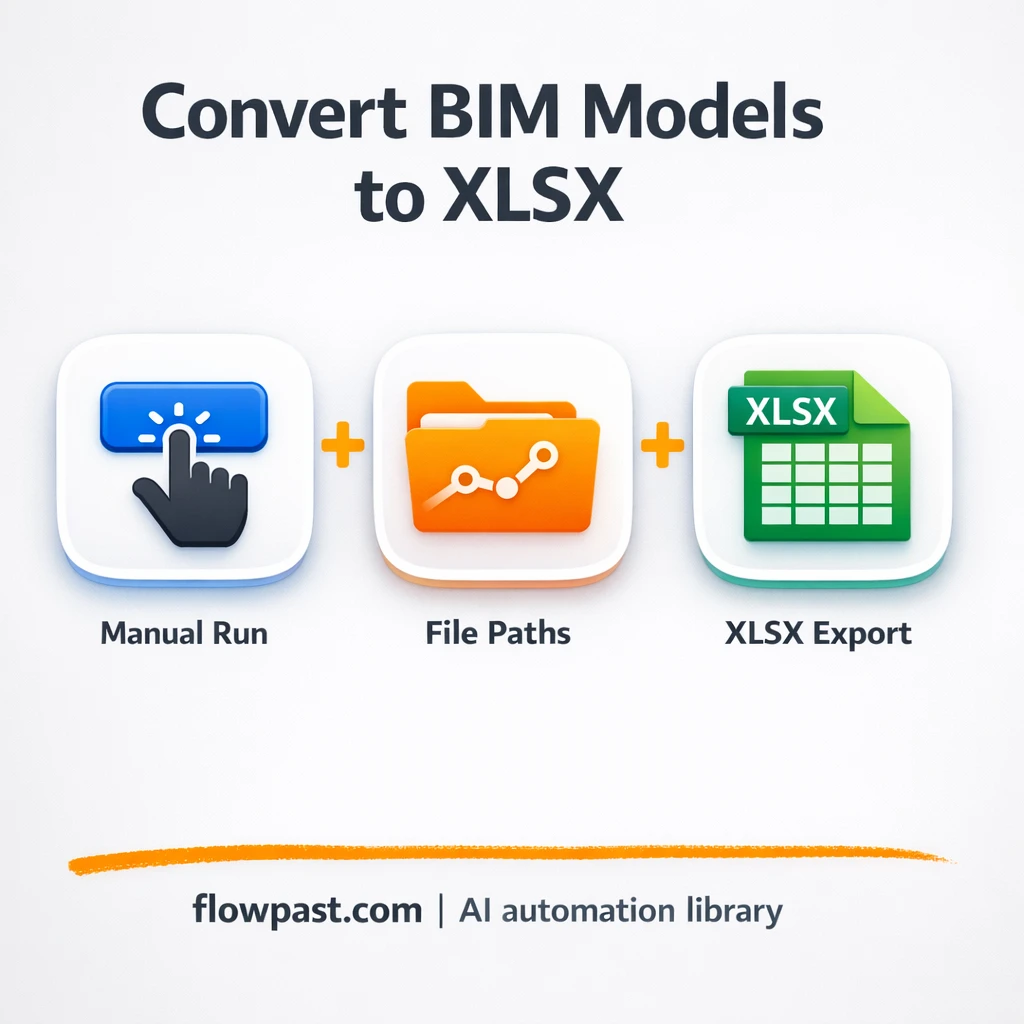 Revit to Excel, clean exports you can trust - n8n workflow automation template