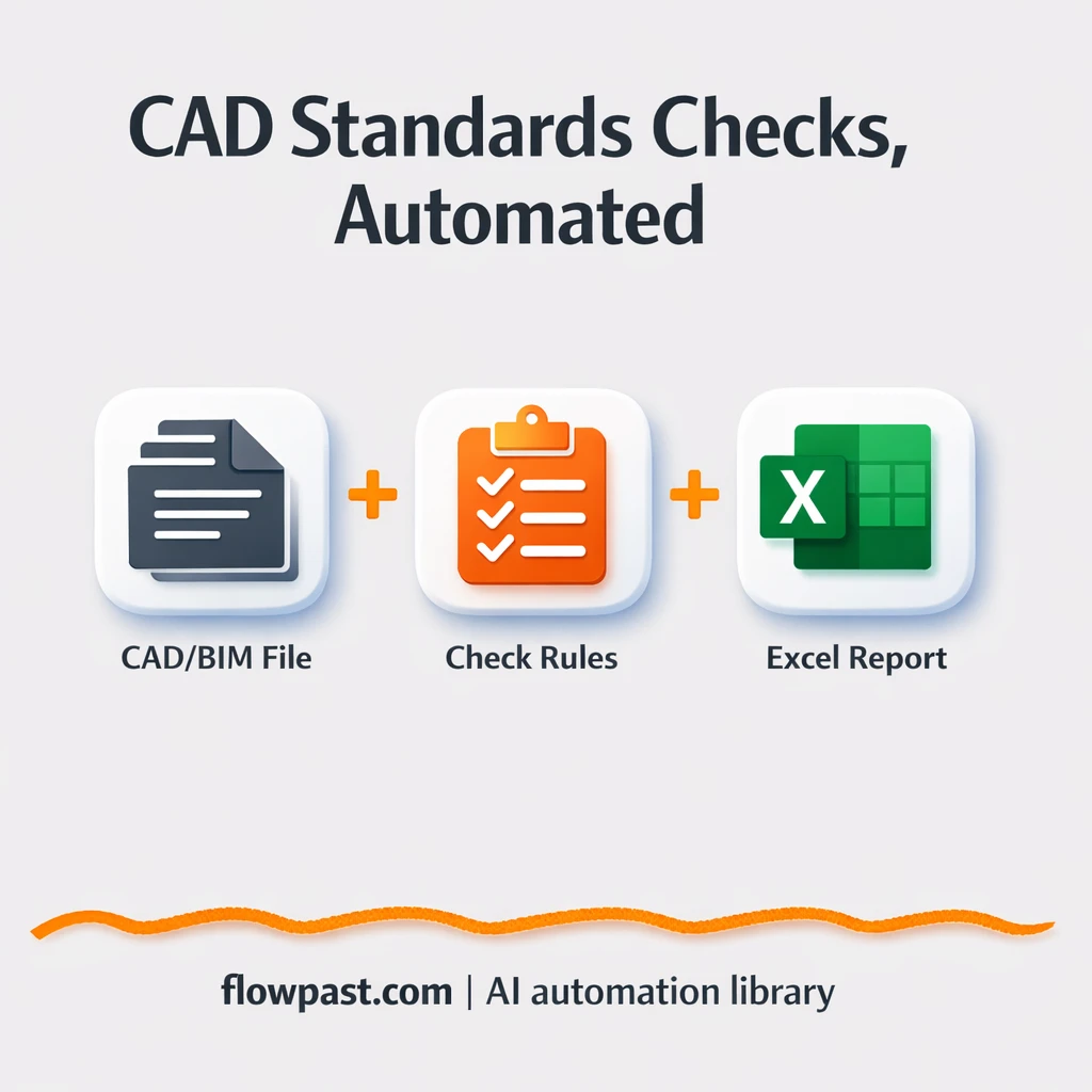 Revit to Excel, clean BIM QA reports on demand - n8n workflow automation template
