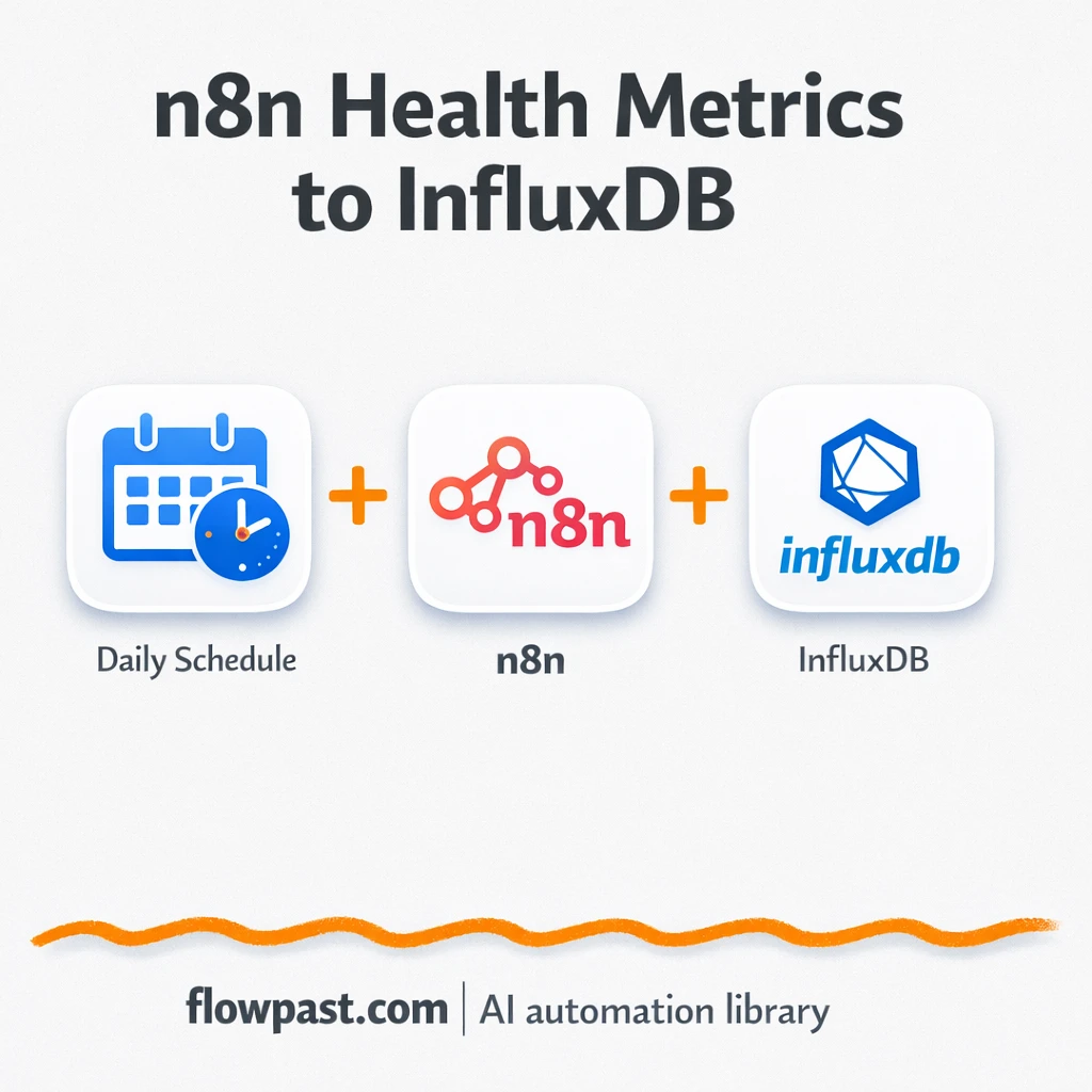 InfluxDB + Slack: daily instance health alerts - n8n workflow automation template