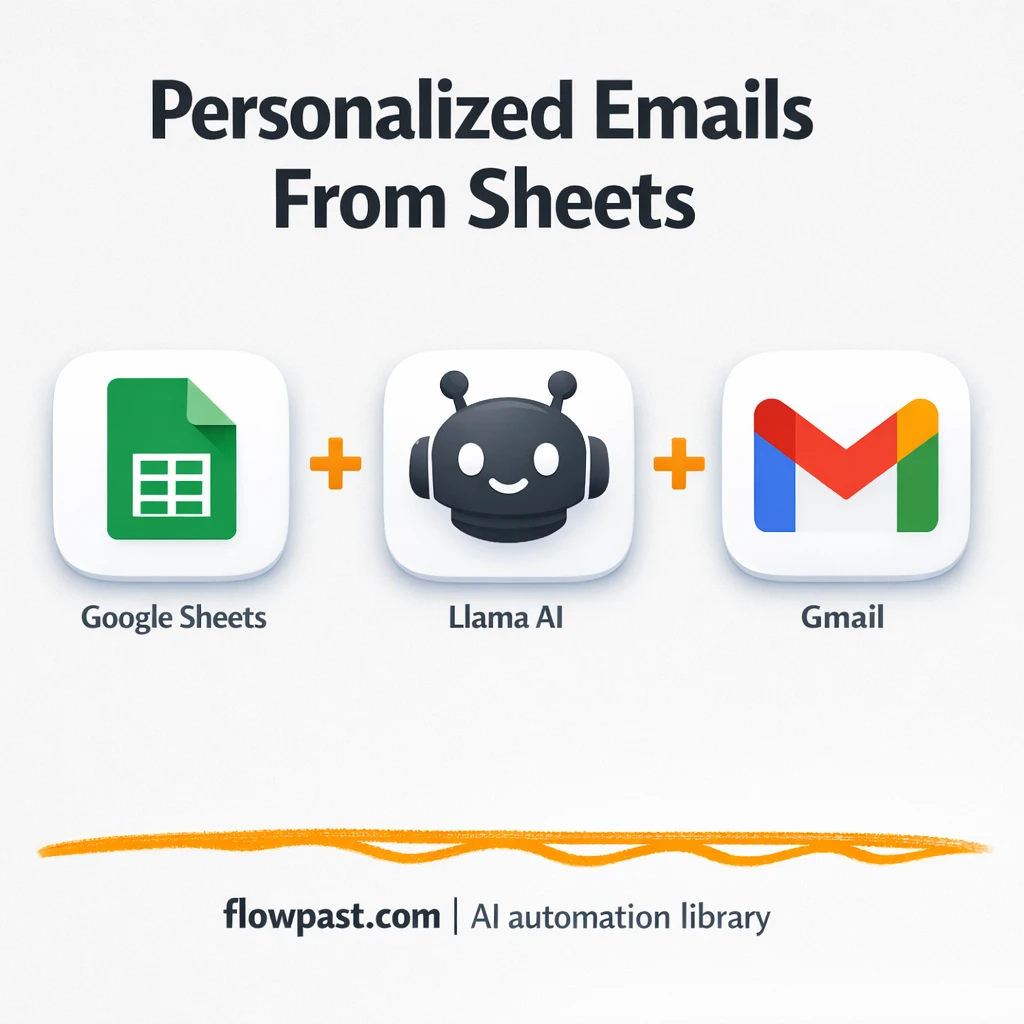 Google Sheets to Gmail, personalized campaigns sent - n8n workflow automation template