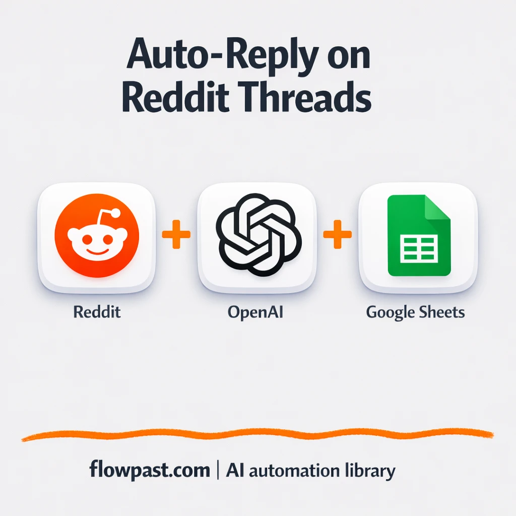 Reddit + Google Sheets: consistent replies, tracked - n8n workflow automation template
