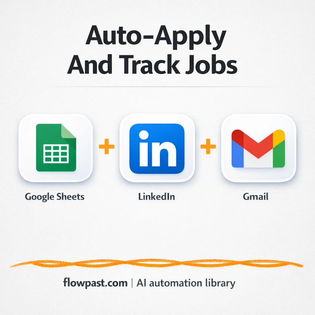 Google Sheets + Gmail, job tracking that stays current - n8n workflow automation template