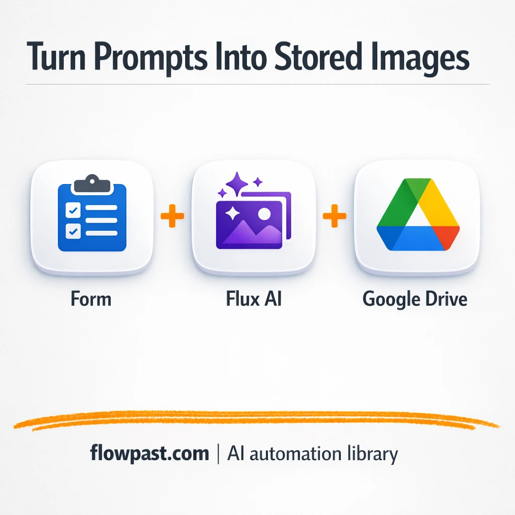 Google Drive + Sheets for Flux AI image tracking - n8n workflow automation template