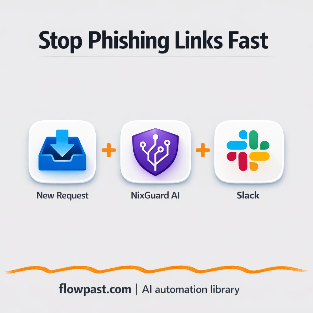 NixGuard AI to Slack, instant URL risk summaries - n8n workflow automation template