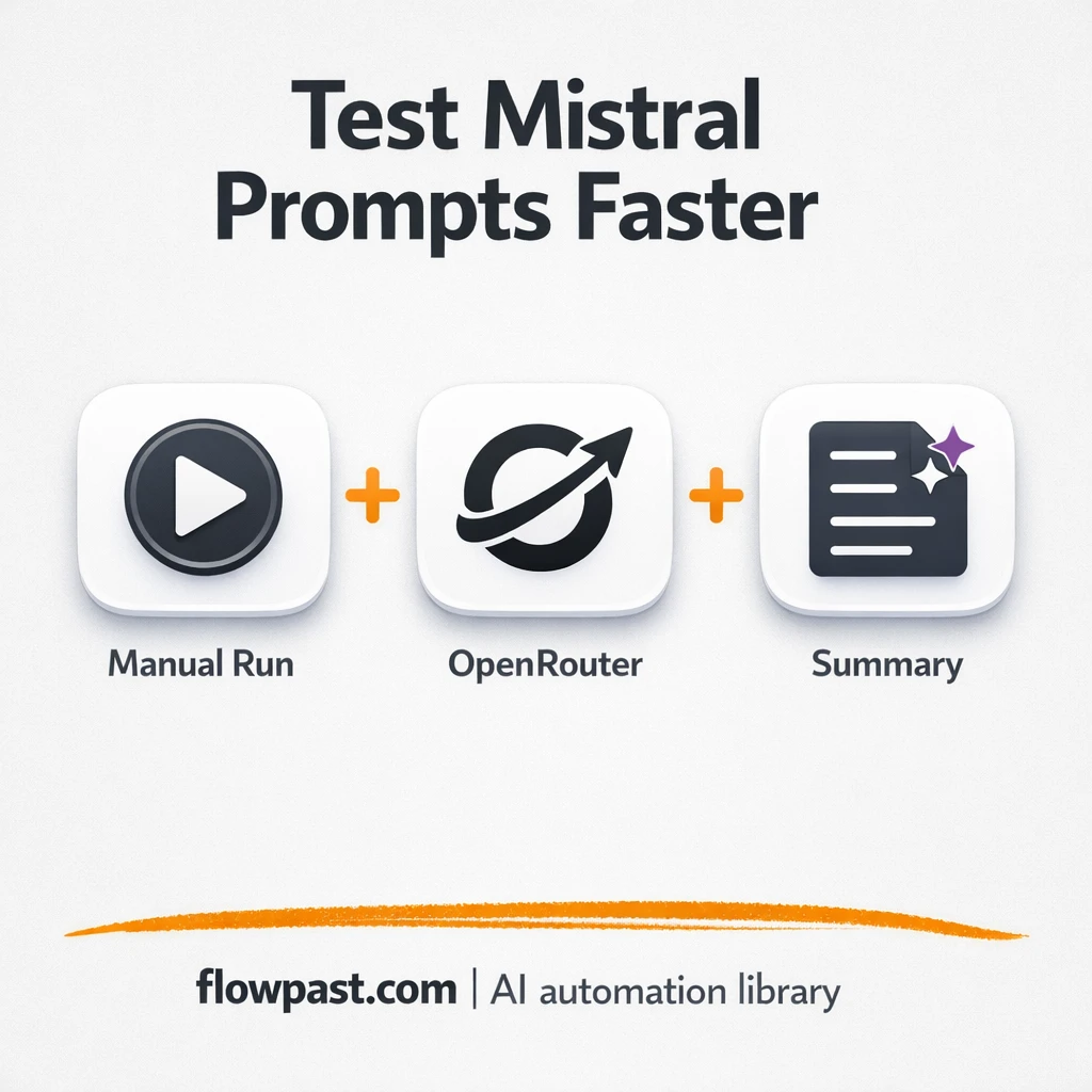 OpenRouter to Slack, share AI summaries fast - n8n workflow automation template