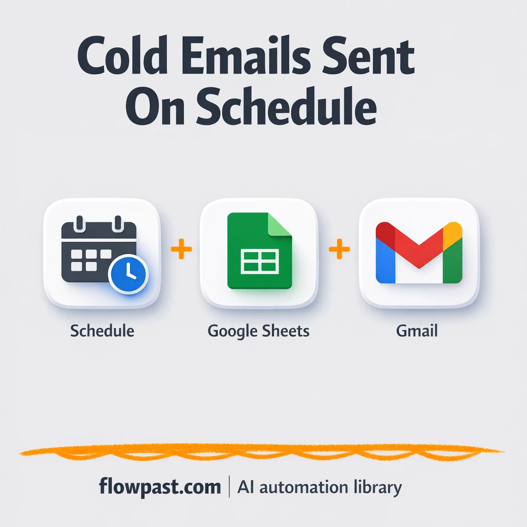 Google Sheets to Gmail, follow-ups sent and tracked - n8n workflow automation template