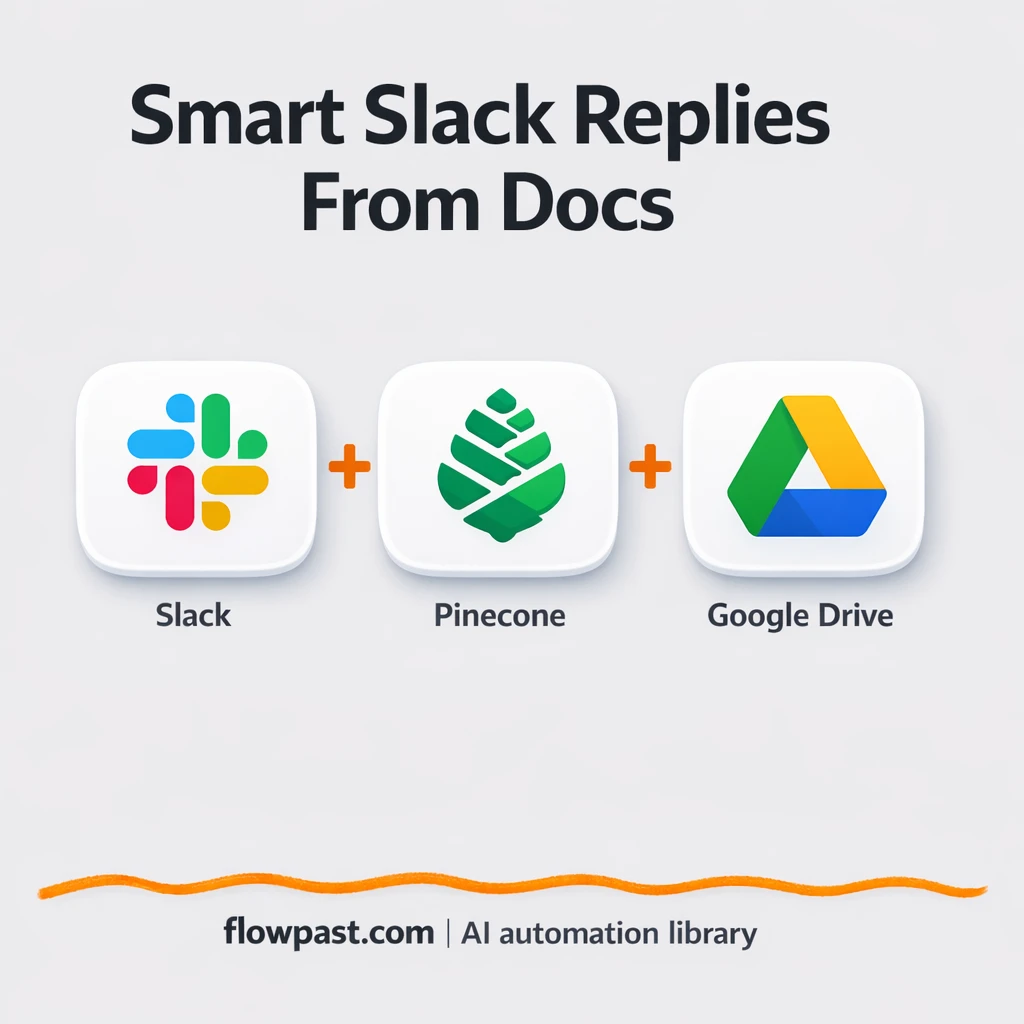 Slack + Google Drive: answers with the right context - n8n workflow automation template