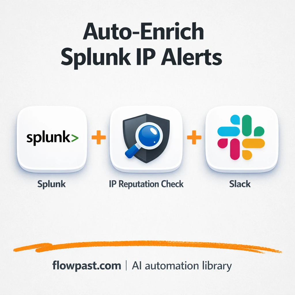 Splunk to Slack, faster IP triage summaries - n8n workflow automation template