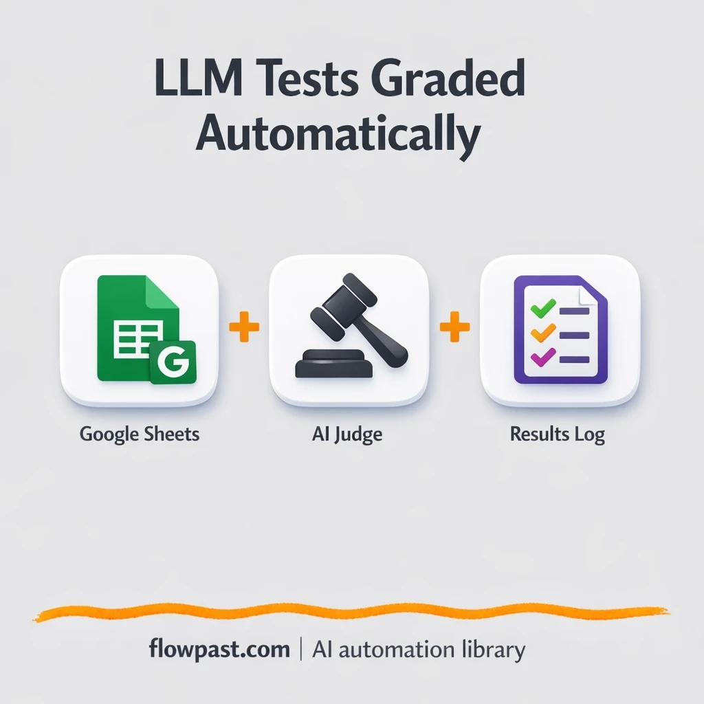 Google Sheets + OpenRouter, reliable LLM pass fail - n8n workflow automation template