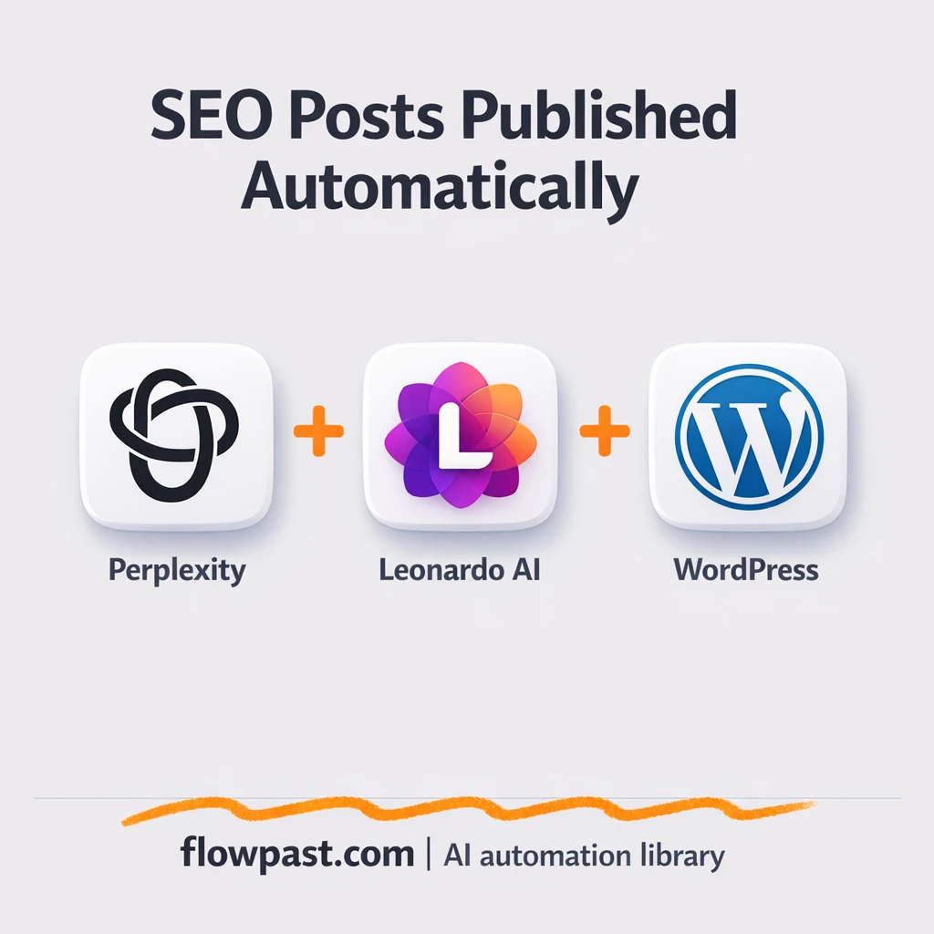Perplexity to WordPress, posts published and logged - n8n workflow automation template
