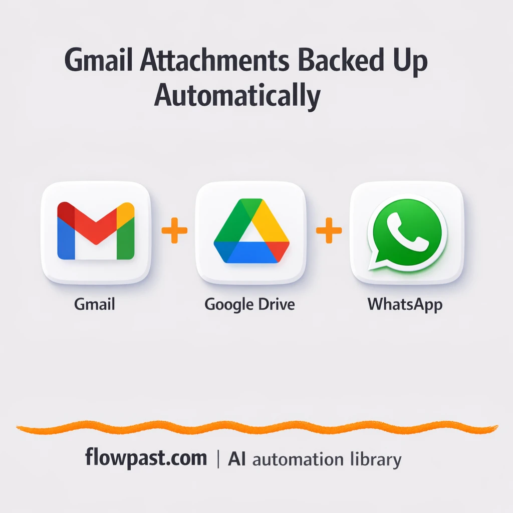Gmail to Google Drive, attachments filed automatically - n8n workflow automation template