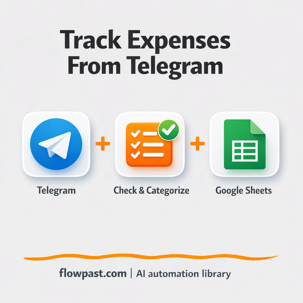 Telegram + Google Sheets: approved expenses, logged - n8n workflow automation template