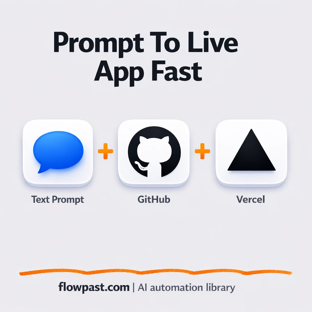 GitHub to Vercel, MVPs shipped to a live URL fast - n8n workflow automation template